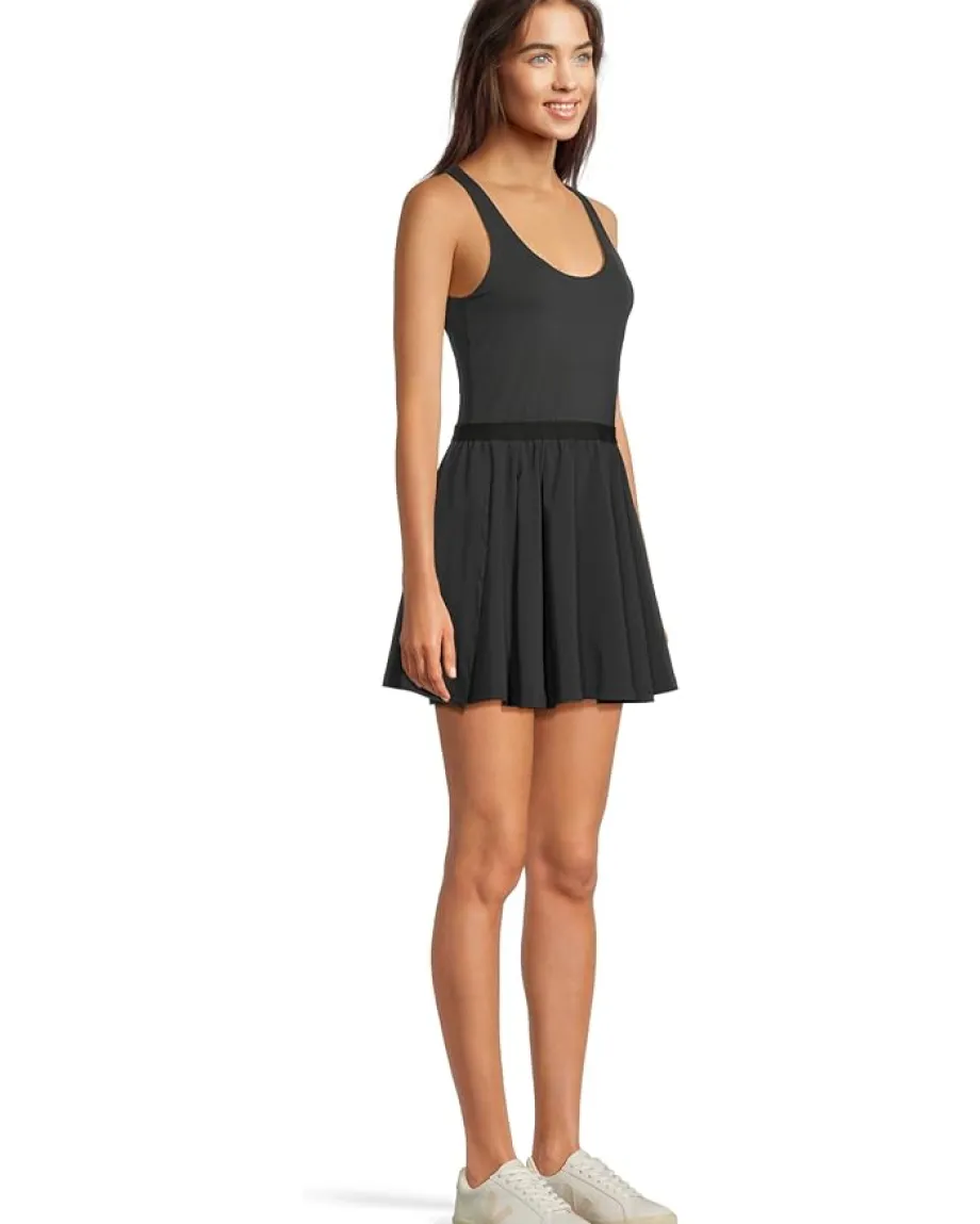 Women Beyond Yoga Score Pleated Dress