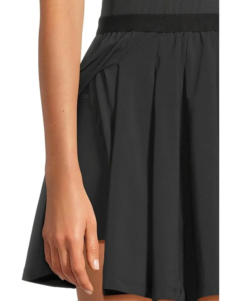 Women Beyond Yoga Score Pleated Dress
