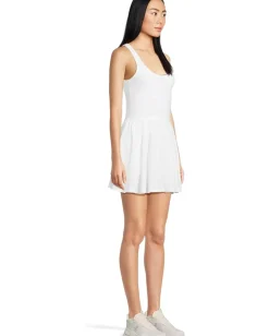 Beyond Yoga Score Pleated Dress True White Hot
