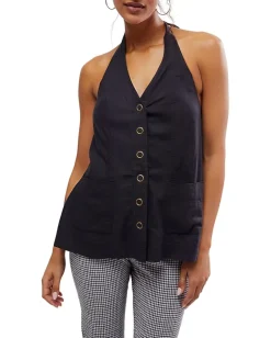 Free People Scout Halter Black Sale