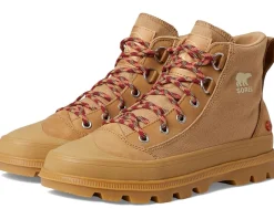 SOREL Scout N About™ Mid Sneakers Gear Chk Caribou Buff/Gum New