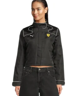 PUMA Scuderia Ferrari Premium Racing Jacket Puma Black Outlet