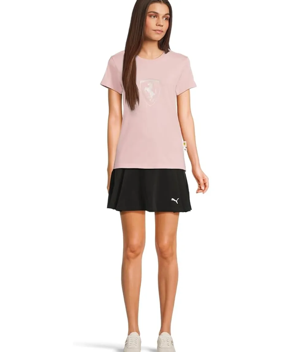 PUMA Scuderia Ferrari Tonal Shield T-shirt Mauve Mist Outlet