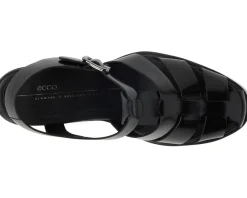 ECCO Sculpted 55 Luxe Fisherman Heel Sandal Black Hot