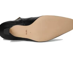 COACH Sculpted C Kitten Heel Bootie Black Hot