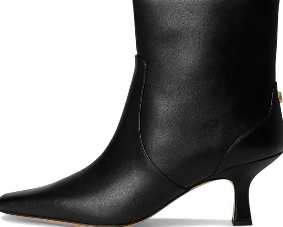 COACH Sculpted C Kitten Heel Bootie Black Hot