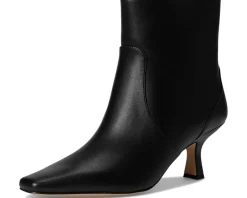 COACH Sculpted C Kitten Heel Bootie Black Hot