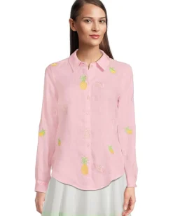 Women Lilly Pulitzer Sea View Button-Down