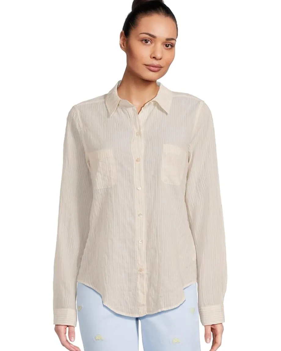 Women Lilly Pulitzer Sea View Button-Down