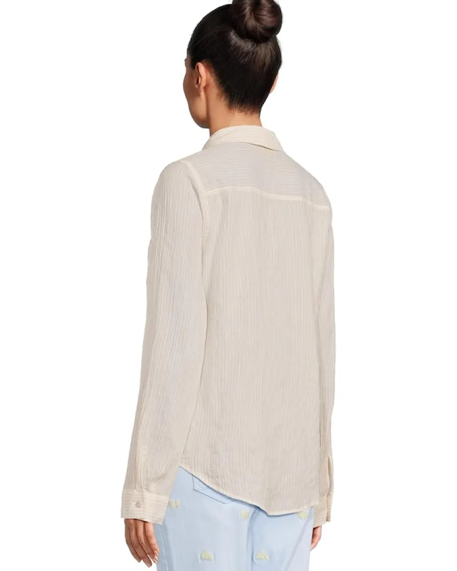 Women Lilly Pulitzer Sea View Button-Down