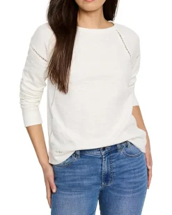 Women NIC+ZOE Seamed Texture Top