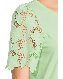 Lilly Pulitzer Sebene Knit Top Cool Mint New