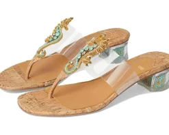 J. Renee Seehorse Clear/Natural/Gold Outlet