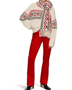 Sanctuary Send It Scarf Chalk Multi