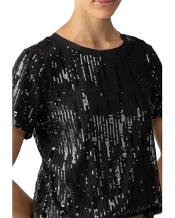Sanctuary Sequin Perfect Tee Black Sale