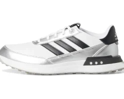 adidas Golf S2G 25 Leather Spikeless Golf Shoes Footwear White/Night Indigo/Grey Two Discount