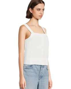 Madewell Shania Top - 100% Linen Salt Sale