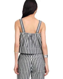 Women Madewell Shania Top - Striped Twill Linen