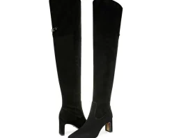 Sam Edelman Shea Black Suede Wide Calf New