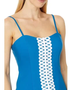 Lilly Pulitzer Shelli Stretch Top Barton Blue Outlet