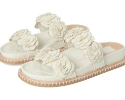 Dolce Vita Sherla White Raffia Hot