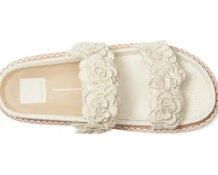 Dolce Vita Sherla White Raffia Hot