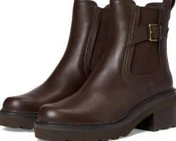 Women Cole Haan Shibley Waterproof Lug Buckle Booties