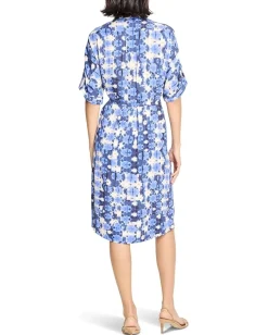 Women NIC+ZOE Shibori Stone Belted Devon Dress