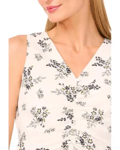 Women CeCe Shirred Sleeveless Tank