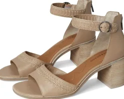 Women Lucky Brand Shivona Stitched Heeled Sandal