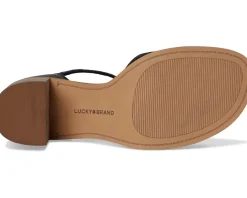 Women Lucky Brand Shivona Stitched Heeled Sandal