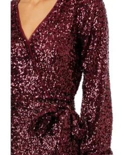 Women Betsy & Adam Short Sequins with Belt Tie