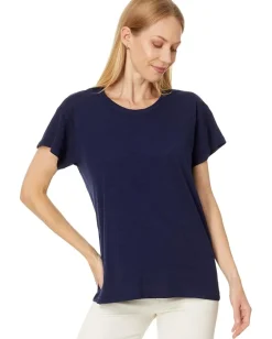 Mod-o-doc Short Sleeve Crew Neck Favorite Tee Navy Licorice Sale