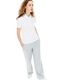 Women Lacoste Short Sleeve Slim Fit Strech Pique Polo