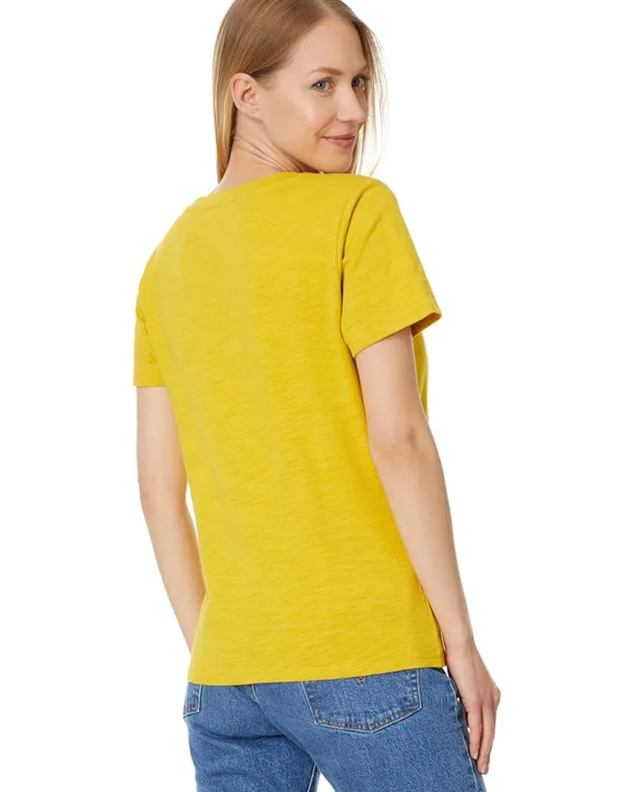 Women Pendleton Short Sleeve V-Neck Tee