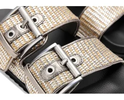 Women AllSaints Sian Raffia Sandals