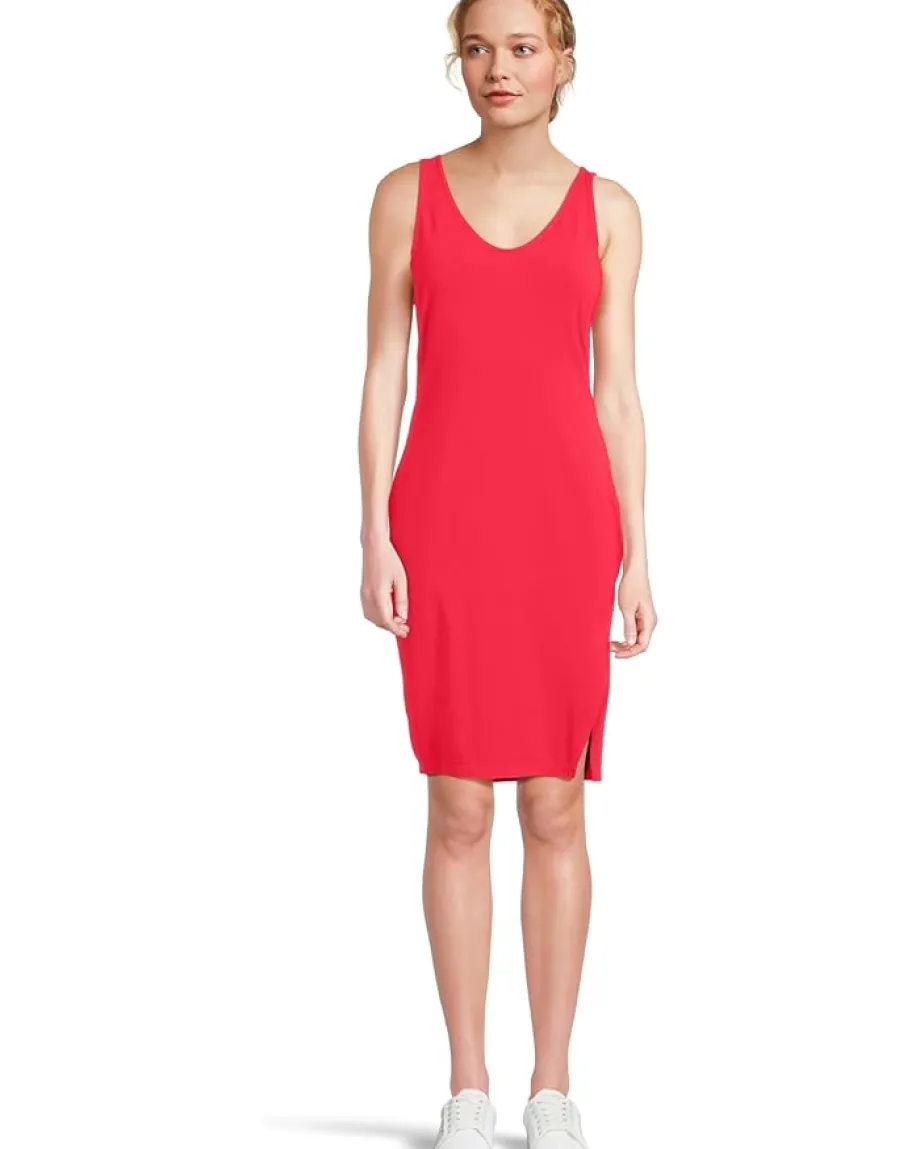 Mod-o-doc Side Slit Tank Dress Glazed Cherry Outlet