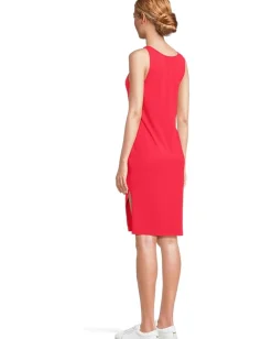 Mod-o-doc Side Slit Tank Dress Glazed Cherry Outlet