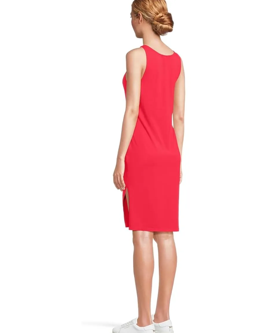 Mod-o-doc Side Slit Tank Dress Glazed Cherry Outlet