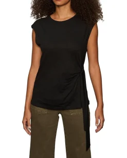 Women Sanctuary Side Tie Muscle Tee