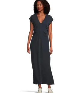 Women Lilla P Side Tuck Maxi Dress