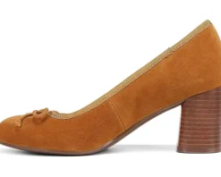 Naturalizer Sienna Dark Saffron Yellow Suede New