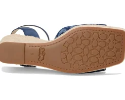 COACH Signature C Espadrille Wedge Deep Blue Hot