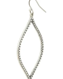 Lucky Brand Pave Moroccan Oblong Silver Sale