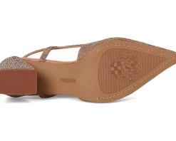 Vince Camuto Sindreea Rhinestone Block Heel Slingback Pump Blush Online