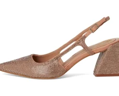 Vince Camuto Sindreea Rhinestone Block Heel Slingback Pump Blush Online