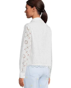 Women Lilly Pulitzer Singrid Eyelet Top