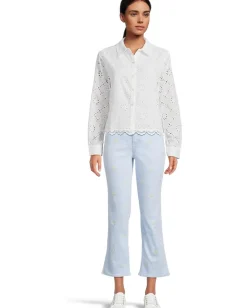 Women Lilly Pulitzer Singrid Eyelet Top