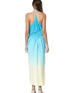 Young Fabulous & Broke Siren Slip Dress Green Grape Ombre Hot