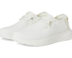 Hey Dude Sirocco Crochet Mesh White/Gold Sale